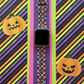 Neon Pumpkins Watch Band For Apple Watch