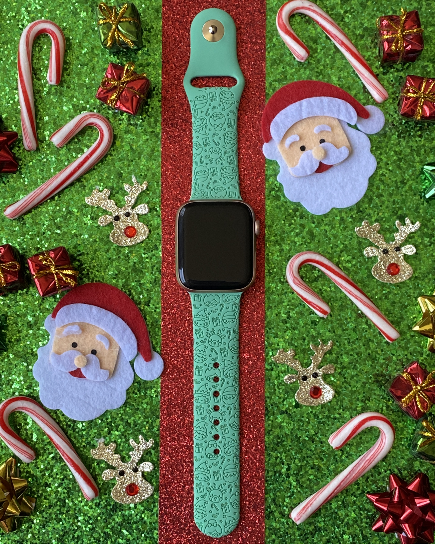North Pole Christmas Watch Band For Apple Watch
