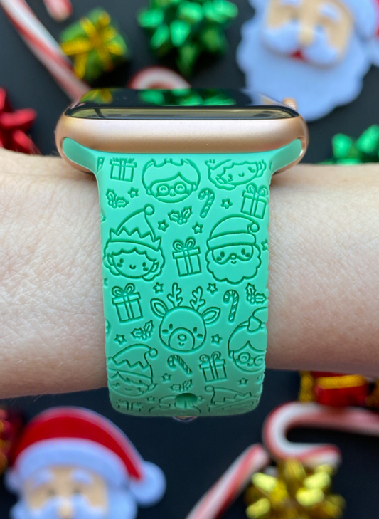 North Pole Christmas Watch Band For Apple Watch
