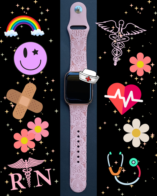 Smiley Nurse Apple Watch Band