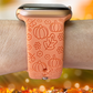 Whimsical Pumpkin Floral Watch Band For Apple Watch