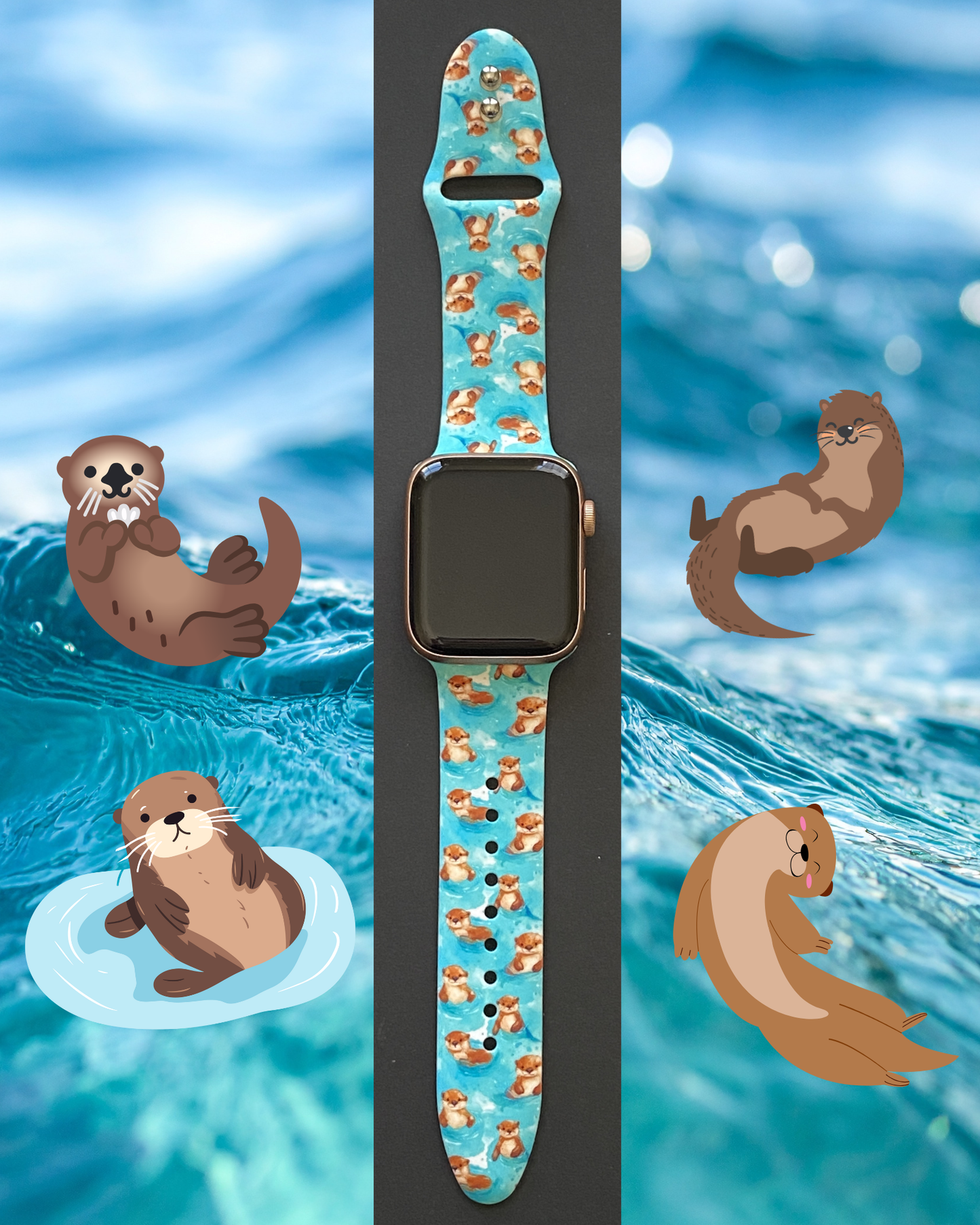 Otters Watch Band For Apple Watch