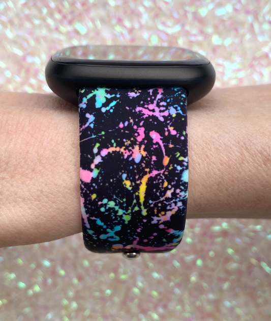 Paint Splatter Fitbit Versa 3/Versa 4/Sense/Sense 2 Watch Band