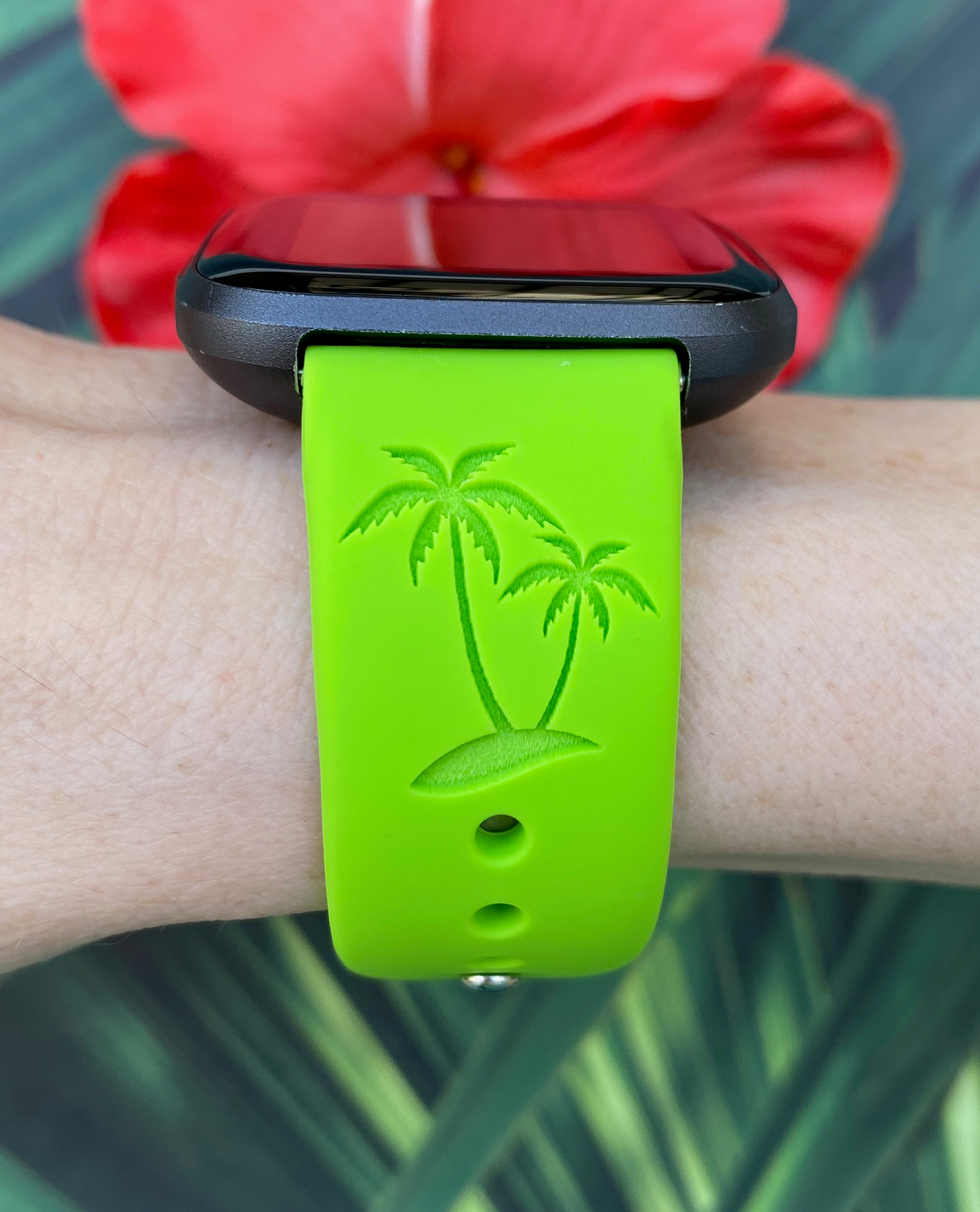 Tropical Palm Tree Fitbit Versa 1/2 Watch Band