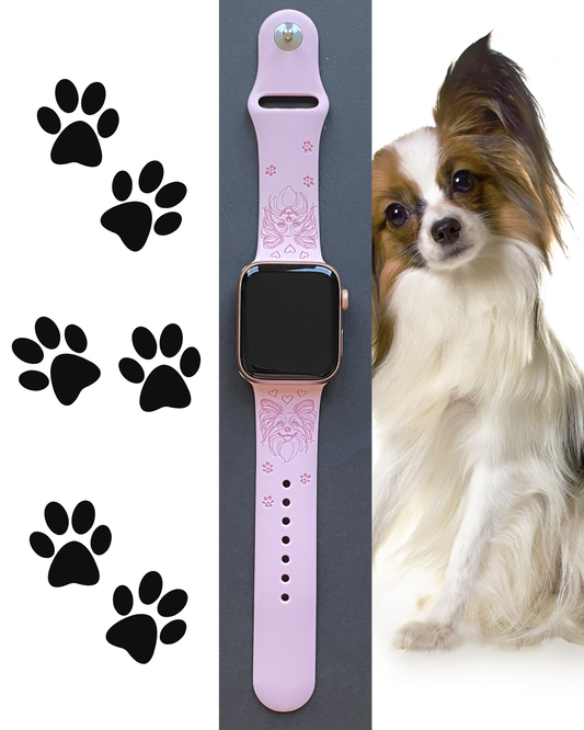 Papillon Dog Watch Band For Apple Watch