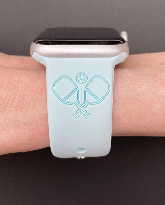 Volleyball Apple temple Watch Engraved Band