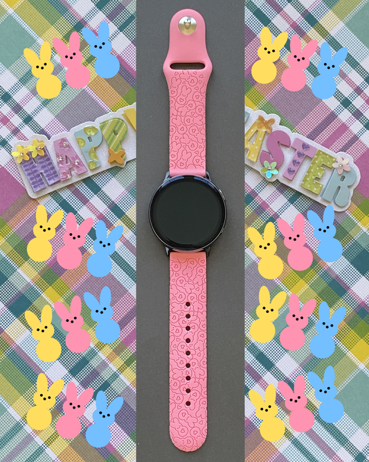 Peep Hearts Easter Samsung Galaxy Watch Band