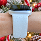 White Snowflake Watch Band For Apple Watch