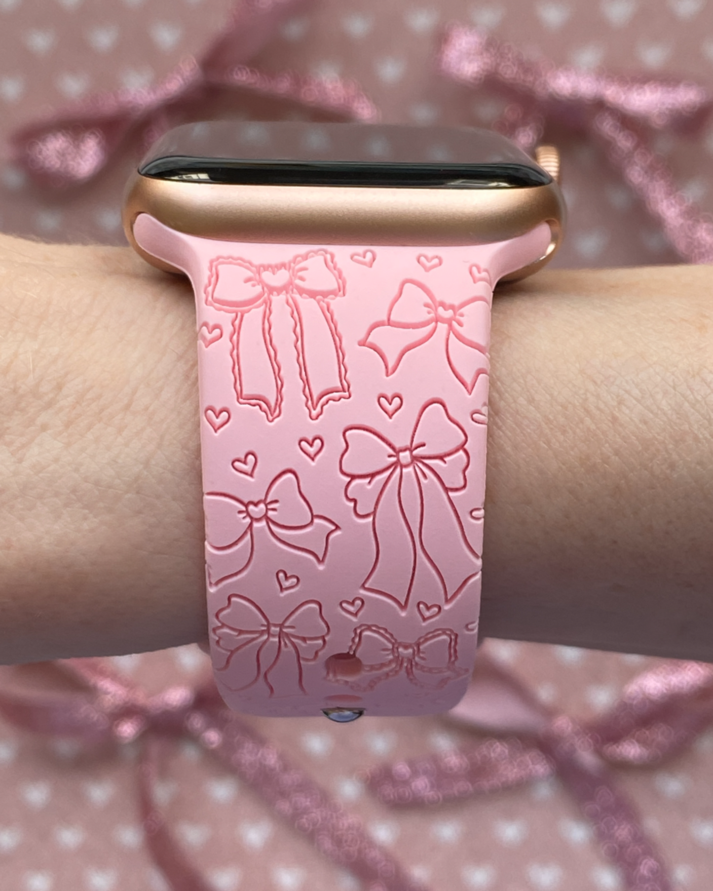 Valentine Bows Watch Band For Apple Watch