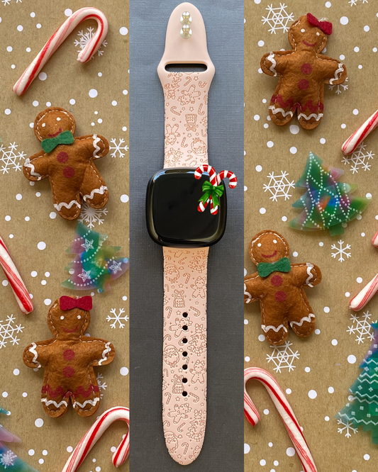 Cheery Christmas Fitbit Versa 3/Versa 4/Sense/Sense 2 Watch Band