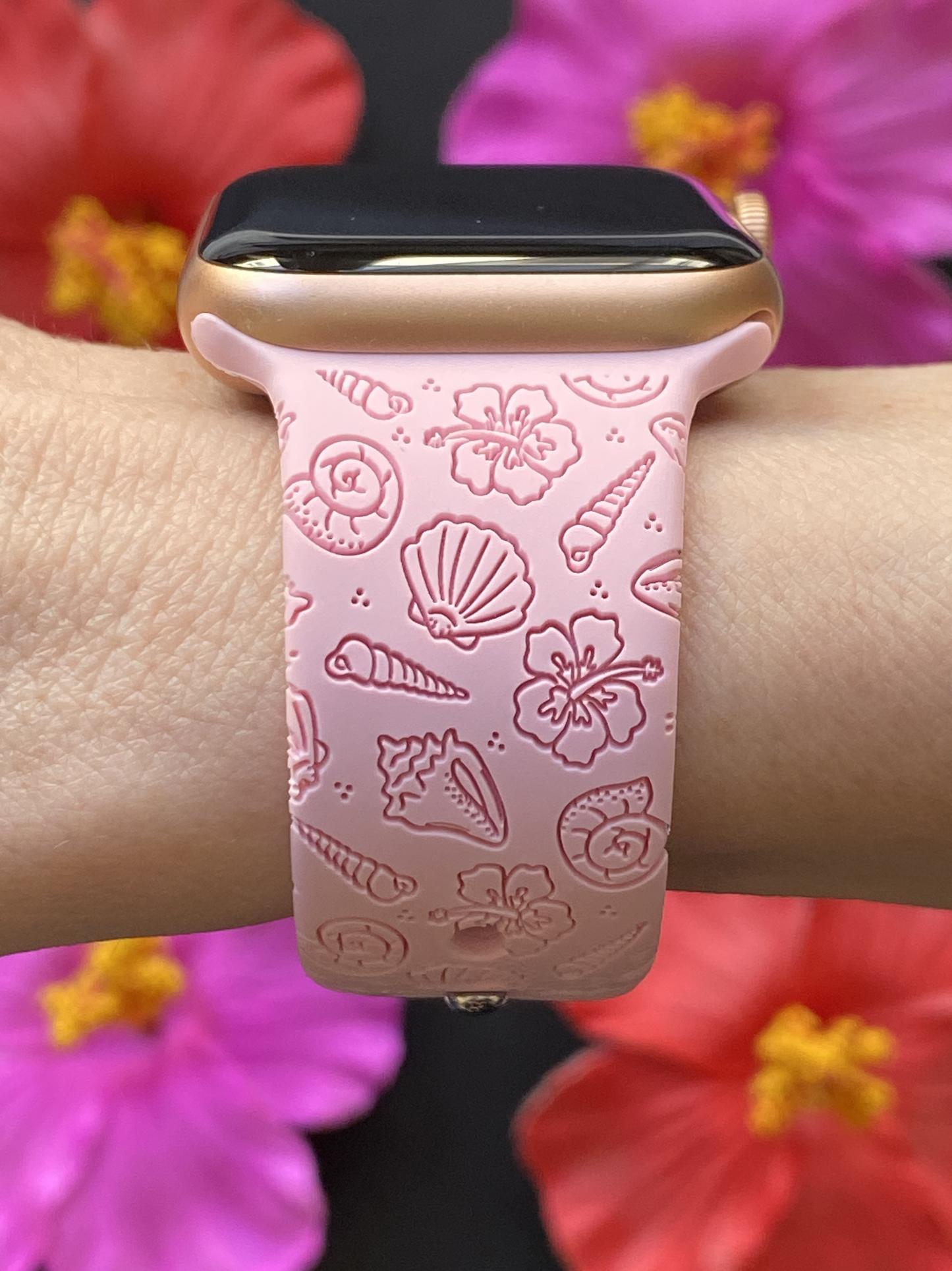 Coastal Seashells Watch Band For Apple Watch