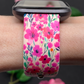 Pink Wildflowers Fitbit Versa 1/2 Watch Band