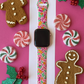 Pink Holiday Apple Watch Band