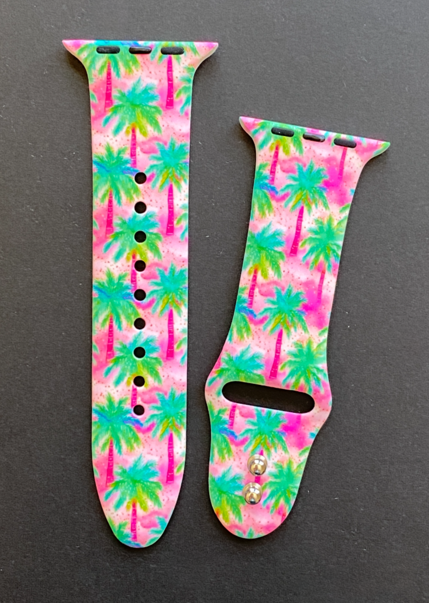 Pink Palms Watch Band For Apple Watch
