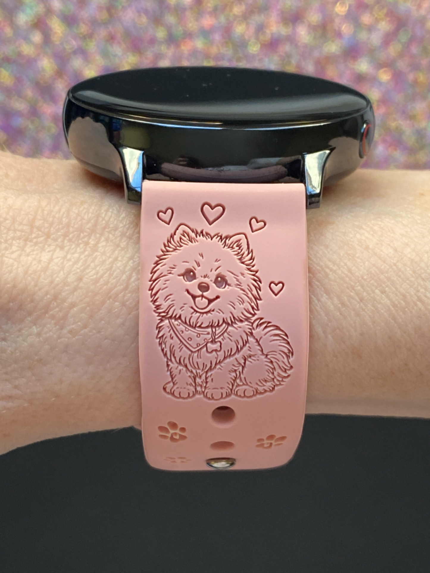 Cute Pomeranian 20mm Samsung Galaxy Watch Band