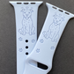 Happy Pit Bull Dog Watch Band For Apple Watch