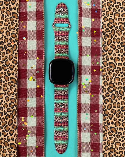 Festive Christmas Fitbit Versa 1/2 Watch Band