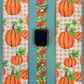 Plaid Pumpkins Apple Watch Band