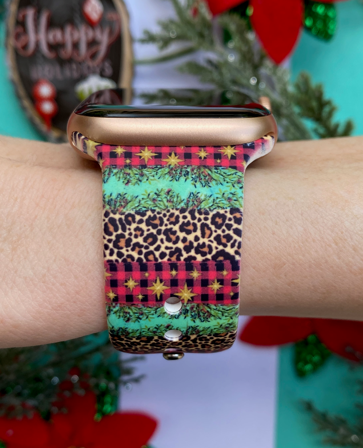 Festive Christmas Apple Watch Band