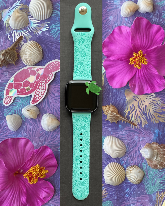 Summer Turtles Fitbit Versa 1/2 Watch Band