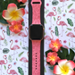 Plumeria Flamingo Apple Watch Band