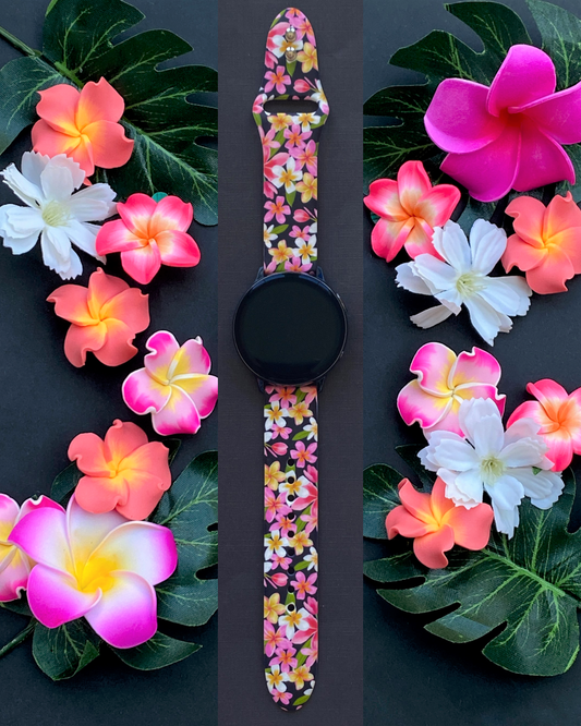 Plumeria Samsung Galaxy Watch Band