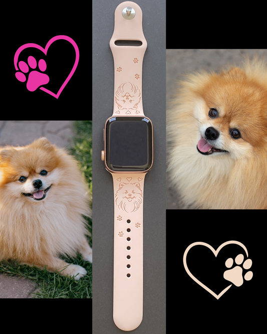 Cute Pomeranian Watch Band For Apple Watch