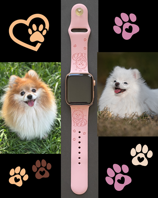 My Pet Pomeranian Watch Band For Apple Watch