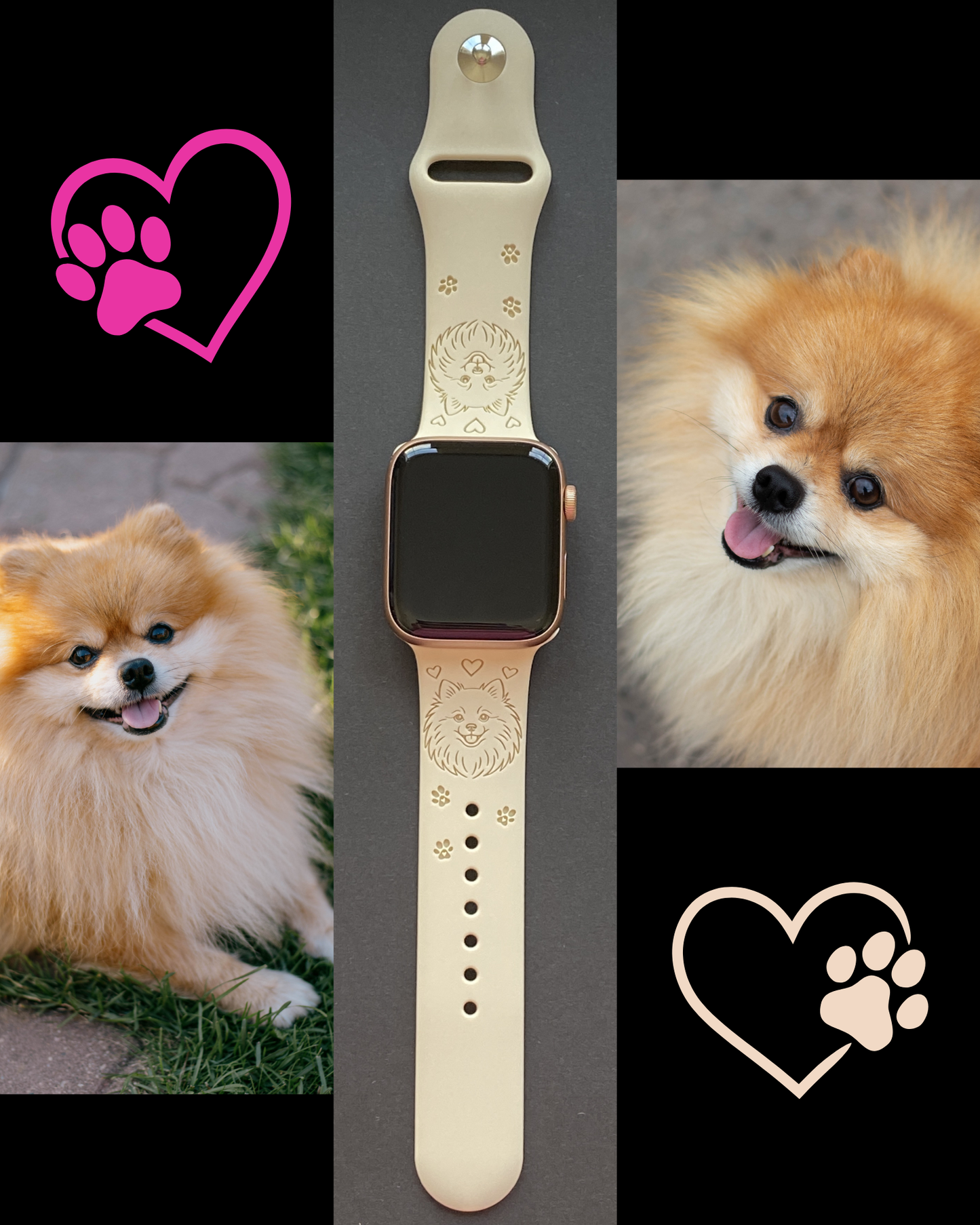 Cute Pomeranian Watch Band For Apple Watch