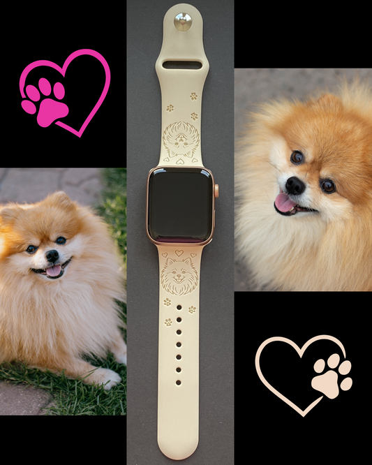 Cute Pomeranian Watch Band For Apple Watch
