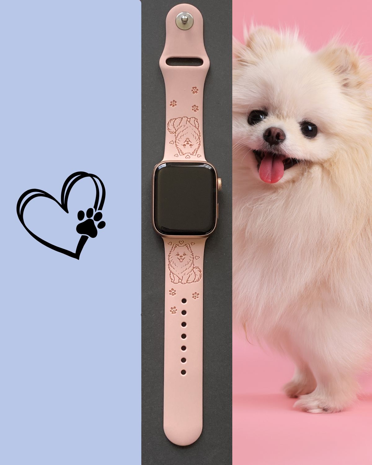 Pomeranian Dog Watch Band For Apple Watch