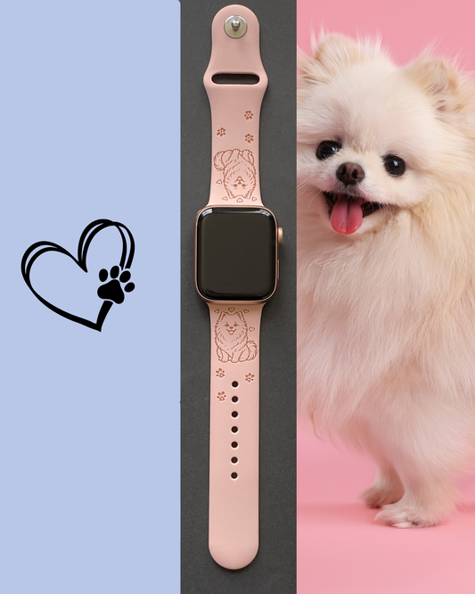 Pomeranian Dog Watch Band For Apple Watch
