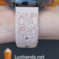 Pumpkin Spice Latte Smiley 20mm Samsung Galaxy Watch Band