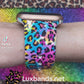 Neon Leopard Apple Watch Band