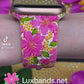 Pink Blooms Apple Watch Band