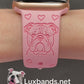 English Bulldog Dog Watch Band For Apple Watch
