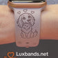 Long Haired Doxie Dachshund Dog Watch Band For Apple Watch