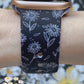 Black Daisies Watch Band For Apple Watch