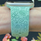 Spring Blooms and Snails Apple Watch Band