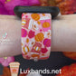 Pink Pumpkin Spice Lattes Fitbit Versa 3/Versa 4/Sense/Sense 2 Watch Band