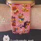 Pink Dogs Apple Watch Band