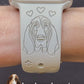 Basset Hound Dog Watch Band For Apple Watch