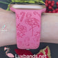 Candy Cane Flamingo Apple Watch Band