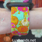 Pumpkins Floral Fitbit Versa 1/2 Watch Band