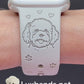 Bichon Frise Dog Watch Band For Apple Watch