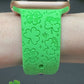 St Patty's Day Clover Floral Watch Band For Apple Watch