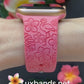 Plumeria Flamingo Apple Watch Band