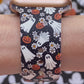Floral Ghosts Watch Band For Apple Watch