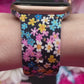 Midnight Flower Field Watch Band For Apple Watch
