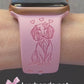 Long Haired Dachshund with Bow Dog Watch Band For Apple Watch